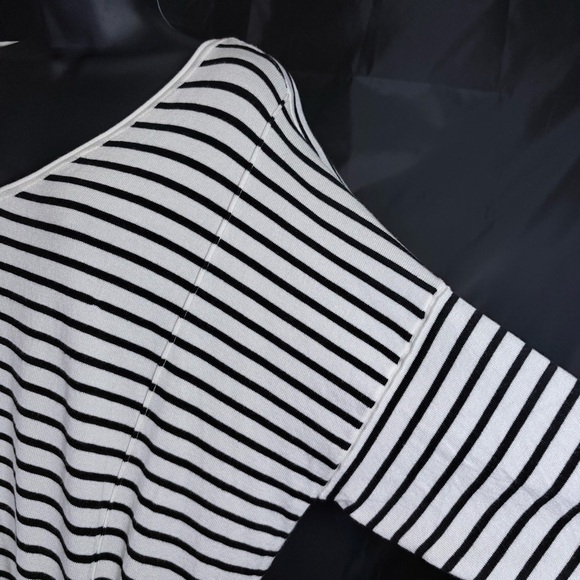 Time Tru Stylish Striped V-Neck Long Sleeve Top Sz XXXL - Picture 9 of 14